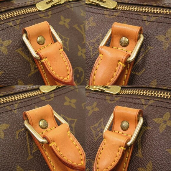 LOUIS VUITTON Brown Monogram Keepall Bandouliere 55 Boston Bag - Picture 7 of 11